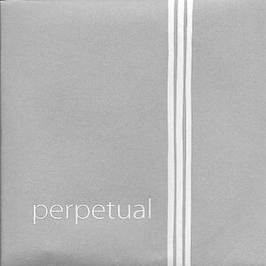 A gray background with the word "perpetual" in lowercase white letters at the bottom left. Two parallel vertical white lines run down the right side of the image.